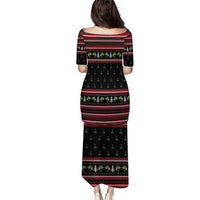 Merry Fishmas Christmas Puletasi Xmas Holiday Patterns - Wonder Print Shop