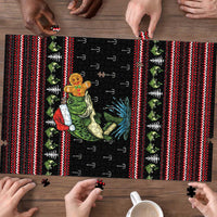 Merry Fishmas Christmas Puzzle Xmas Holiday Patterns - Wonder Print Shop