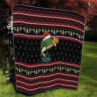 Merry Fishmas Christmas Quilt Xmas Holiday Patterns - Wonder Print Shop
