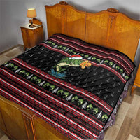 Merry Fishmas Christmas Quilt Xmas Holiday Patterns - Wonder Print Shop