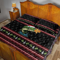 Merry Fishmas Christmas Quilt Bed Set Xmas Holiday Patterns - Wonder Print Shop