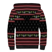 Merry Fishmas Christmas Sherpa Hoodie Xmas Holiday Patterns - Wonder Print Shop