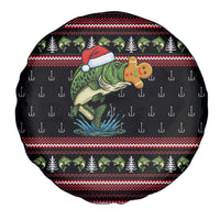 Merry Fishmas Christmas Spare Tire Cover Xmas Holiday Patterns - Wonder Print Shop