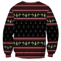 Merry Fishmas Christmas Sweatshirt Xmas Holiday Patterns - Wonder Print Shop