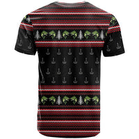 Merry Fishmas Christmas T Shirt Xmas Holiday Patterns - Wonder Print Shop