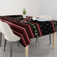 Merry Fishmas Christmas Tablecloth Xmas Holiday Patterns - Wonder Print Shop
