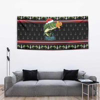 Merry Fishmas Christmas Tapestry Xmas Holiday Patterns - Wonder Print Shop