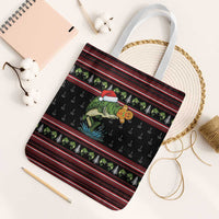 Merry Fishmas Christmas Tote Bag Xmas Holiday Patterns - Wonder Print Shop