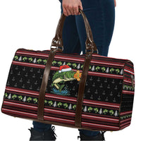 Merry Fishmas Christmas Travel Bag Xmas Holiday Patterns - Wonder Print Shop