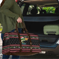 Merry Fishmas Christmas Travel Bag Xmas Holiday Patterns - Wonder Print Shop