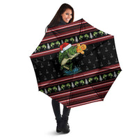 Merry Fishmas Christmas Umbrella Xmas Holiday Patterns - Wonder Print Shop