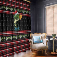 Merry Fishmas Christmas Window Curtain Xmas Holiday Patterns - Wonder Print Shop