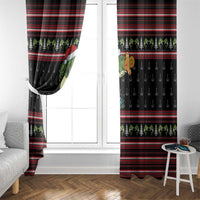 Merry Fishmas Christmas Window Curtain Xmas Holiday Patterns - Wonder Print Shop