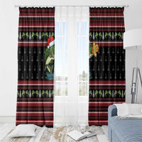 Merry Fishmas Christmas Window Curtain Xmas Holiday Patterns - Wonder Print Shop