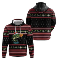 Merry Fishmas Christmas Zip Hoodie Xmas Holiday Patterns - Wonder Print Shop