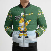 Merry Hitsmas Christmas Yall Christmas Bomber Puffer Jacket Xmas Holiday Patterns - Wonder Print Shop