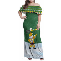 Merry Hitsmas Christmas Yall Christmas Family Matching Off Shoulder Maxi Dress and Hawaiian Shirt Xmas Holiday Patterns - Wonder Print Shop