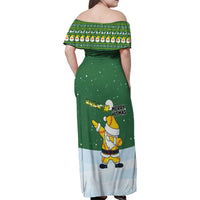 Merry Hitsmas Christmas Yall Christmas Family Matching Off Shoulder Maxi Dress and Hawaiian Shirt Xmas Holiday Patterns - Wonder Print Shop