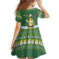 Merry Hitsmas Christmas Yall Christmas Family Matching Off Shoulder Short Dress and Hawaiian Shirt Xmas Holiday Patterns - Wonder Print Shop