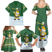 Merry Hitsmas Christmas Yall Christmas Family Matching Summer Maxi Dress and Hawaiian Shirt Xmas Holiday Patterns - Wonder Print Shop