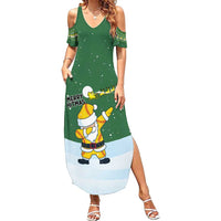 Merry Hitsmas Christmas Yall Christmas Family Matching Summer Maxi Dress and Hawaiian Shirt Xmas Holiday Patterns - Wonder Print Shop