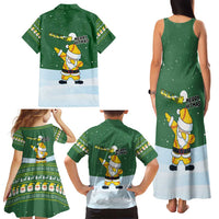 Merry Hitsmas Christmas Yall Christmas Family Matching Tank Maxi Dress and Hawaiian Shirt Xmas Holiday Patterns - Wonder Print Shop