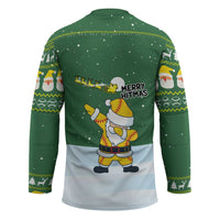 Merry Hitsmas Christmas Yall Christmas Hockey Jersey Xmas Holiday Patterns - Wonder Print Shop