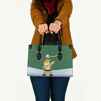 Merry Hitsmas Christmas Yall Christmas Leather Bag Xmas Holiday Patterns - Wonder Print Shop
