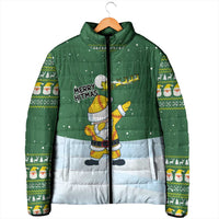Merry Hitsmas Christmas Yall Christmas Padded Jacket Xmas Holiday Patterns - Wonder Print Shop