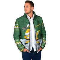 Merry Hitsmas Christmas Yall Christmas Padded Jacket Xmas Holiday Patterns - Wonder Print Shop