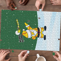 Merry Hitsmas Christmas Yall Christmas Puzzle Xmas Holiday Patterns - Wonder Print Shop