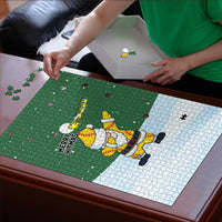 Merry Hitsmas Christmas Yall Christmas Puzzle Xmas Holiday Patterns - Wonder Print Shop