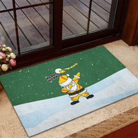 Merry Hitsmas Christmas Yall Christmas Rubber Doormat Xmas Holiday Patterns - Wonder Print Shop