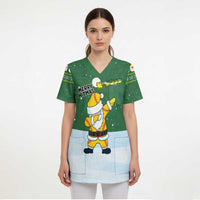 Merry Hitsmas Christmas Yall Christmas Scrub Top Xmas Holiday Patterns - Wonder Print Shop