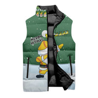 Merry Hitsmas Christmas Yall Christmas Sleeveless Puffer Jacket Xmas Holiday Patterns - Wonder Print Shop
