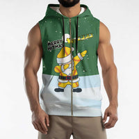 Merry Hitsmas Christmas Yall Christmas Sleeveless Zip Hoodie Xmas Holiday Patterns - Wonder Print Shop