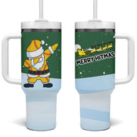Merry Hitsmas Christmas Yall Christmas Tumbler With Handle Xmas Holiday Patterns - Wonder Print Shop
