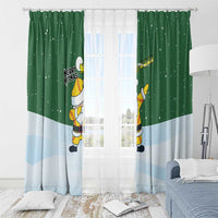 Merry Hitsmas Christmas Yall Christmas Window Curtain Xmas Holiday Patterns - Wonder Print Shop