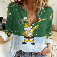 Merry Hitsmas Christmas Yall Christmas Women Casual Shirt Xmas Holiday Patterns - Wonder Print Shop