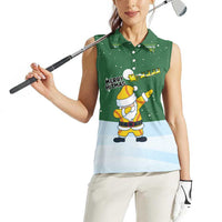 Merry Hitsmas Christmas Yall Christmas Women Sleeveless Polo Shirt Xmas Holiday Patterns - Wonder Print Shop