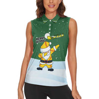 Merry Hitsmas Christmas Yall Christmas Women Sleeveless Polo Shirt Xmas Holiday Patterns - Wonder Print Shop