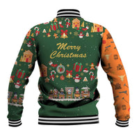 Merry Kiss My Texas Christmas Baseball Jacket Xmas Holiday Patterns - Wonder Print Shop