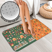 Merry Kiss My Texas Christmas Bathroom Set Xmas Holiday Patterns - Wonder Print Shop