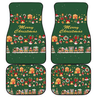 Merry Kiss My Texas Christmas Car Mats Xmas Holiday Patterns - Wonder Print Shop