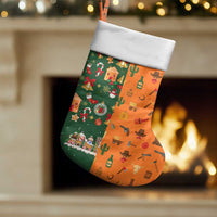 Merry Kiss My Texas Christmas Stocking Xmas Holiday Patterns - Wonder Print Shop