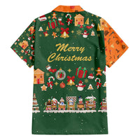 Merry Kiss My Texas Christmas Family Matching Off Shoulder Short Dress and Hawaiian Shirt Xmas Holiday Patterns - Wonder Print Shop
