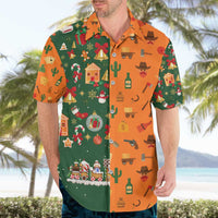 Merry Kiss My Texas Christmas Hawaiian Shirt Xmas Holiday Patterns - Wonder Print Shop