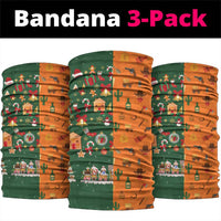 Merry Kiss My Texas Christmas Neck Gaiter Xmas Holiday Patterns - Wonder Print Shop