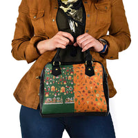 Merry Kiss My Texas Christmas Shoulder Handbag Xmas Holiday Patterns - Wonder Print Shop