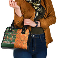 Merry Kiss My Texas Christmas Shoulder Handbag Xmas Holiday Patterns - Wonder Print Shop